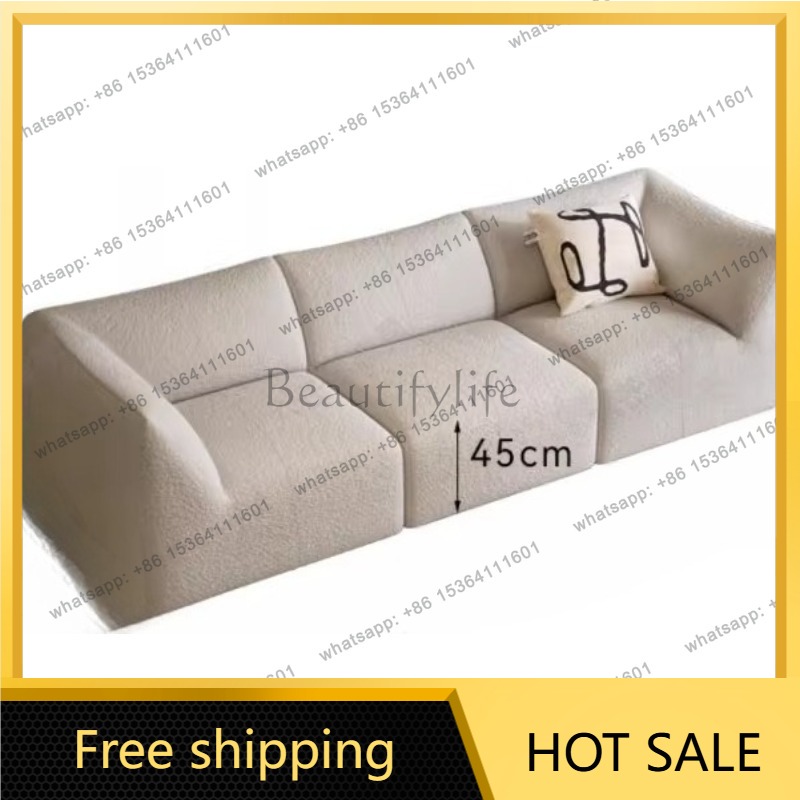 Home Cinema Room Accessories - โซฟาห้องนั่งเล่นแบบเบาะคู่ LSDouble Cushion โซฟาดีไซน์เนอร์สำหรับห้องนั่งเล่นหรือโรงภาพยนตร์ โซฟาหรูหราสำหรับผู้ใหญ่ เฟอร์นิเจอร์ตกแต่งบ้าน