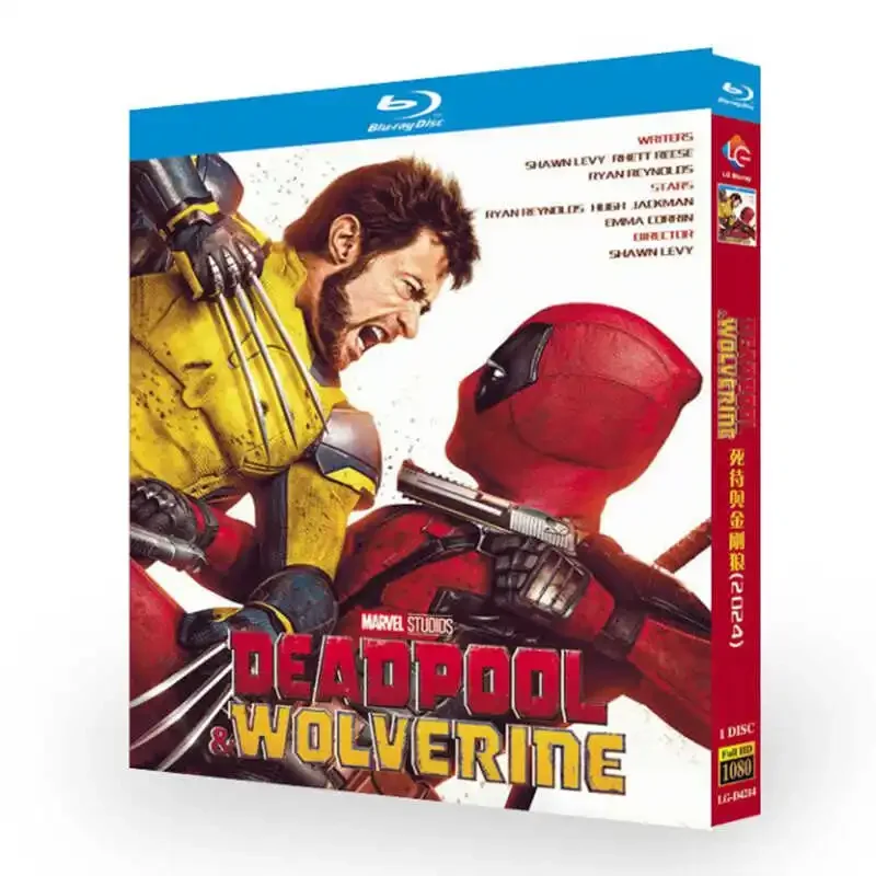 Home Cinema Dvd - เดดพูลและวูล์ฟเวอรีน (2024) บลูเรย์ดิสก์ (ภาพยนตร์) 1080 ดิสก์