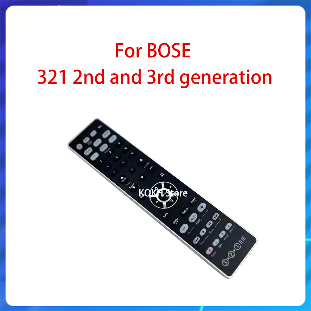 Home Cinema Bose - รีโมทคอนโทรลที่ไม่ใช่ของแท้สำหรับ Bose 321โฮมเธียเตอร์เหมาะสำหรับทั้งชุด321รุ่นที่สองและสาม