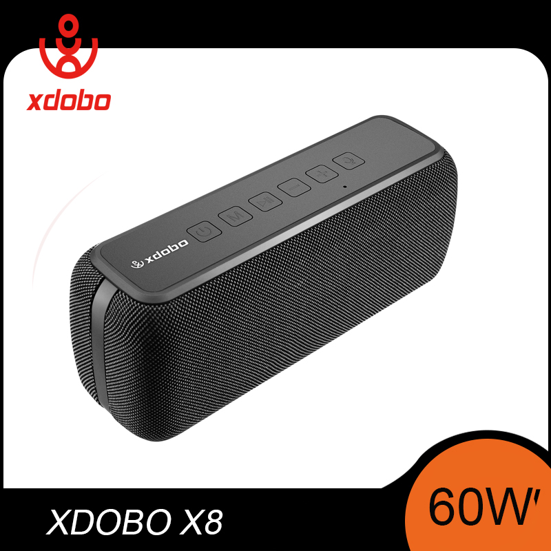Home Cinema Bose - XDOBO X8 60W ลําโพงแบบพกพาบลูทูธเบสซับวูฟเฟอร์ไร้สายกันน้ํา 6600mAh ฟังก์ชั่น