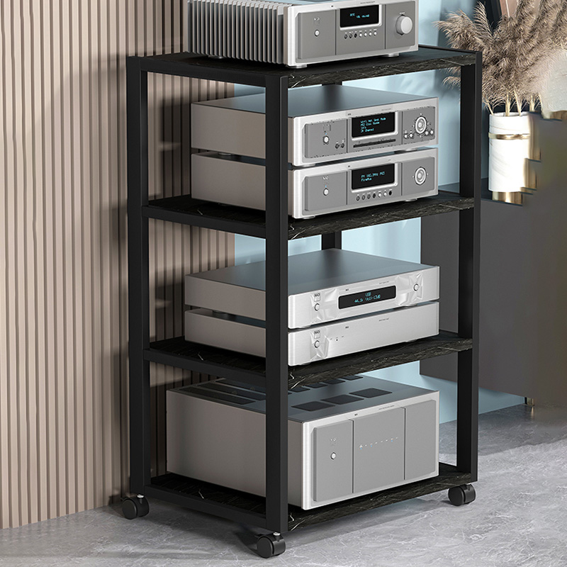 Home Cinema Room Accessories - ขาตั้งลําโพง 2-5 ชั้น 360 ° ล้อเสียง