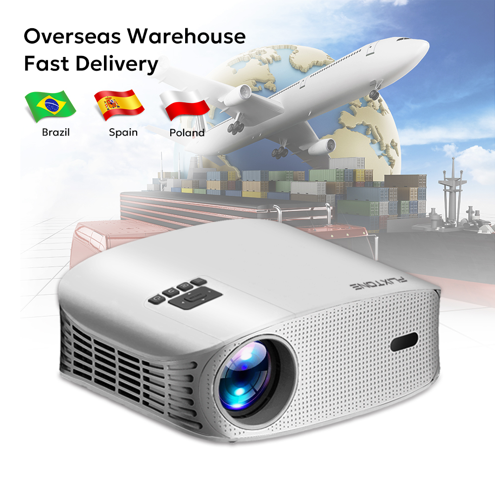 Home Cinema In - มีสินค้าในสต็อก FlixTone โปรเจคเตอร์โฮมเธียเตอร์ 4K รุ่น D8W