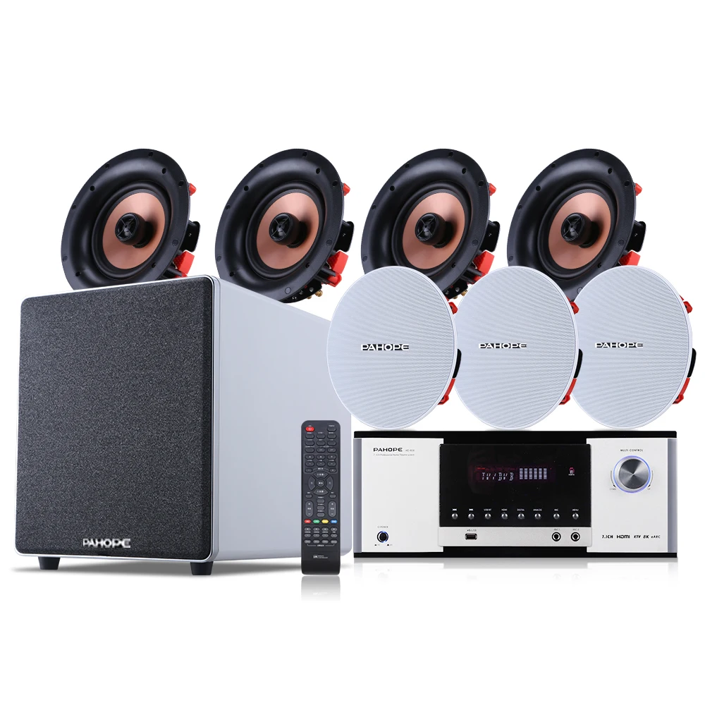 ชุดลำโพงติดเพดานโฮมเธียเตอร์ 7 - Home Cinema Speaker System บทวิจารณ์และราคา