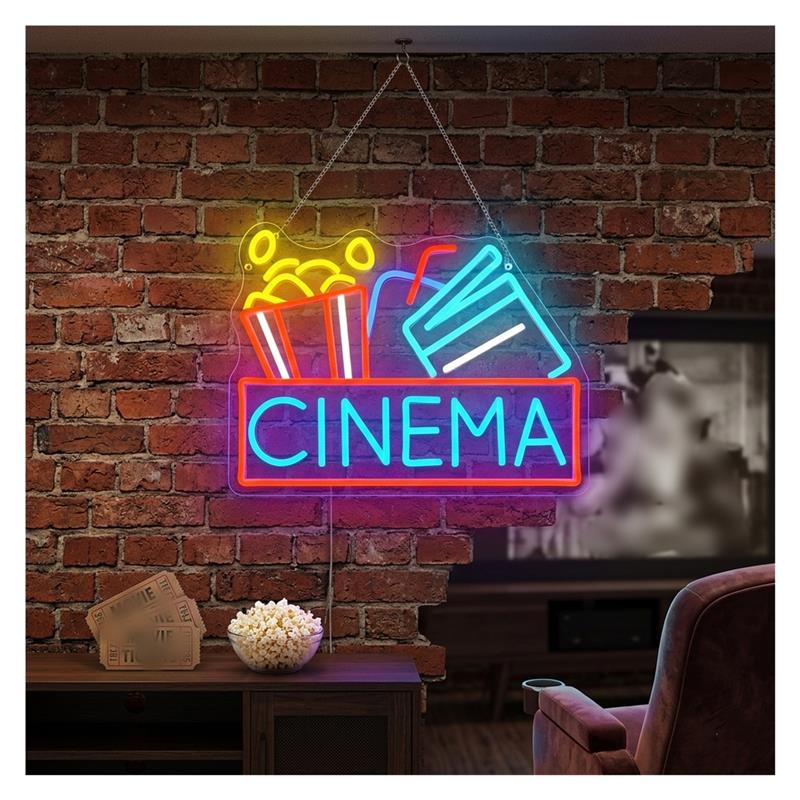 ป้ายไฟนีออนโรงภาพยนตร์ ใช้พลัง - Home Cinema Today บทวิจารณ์และราคา