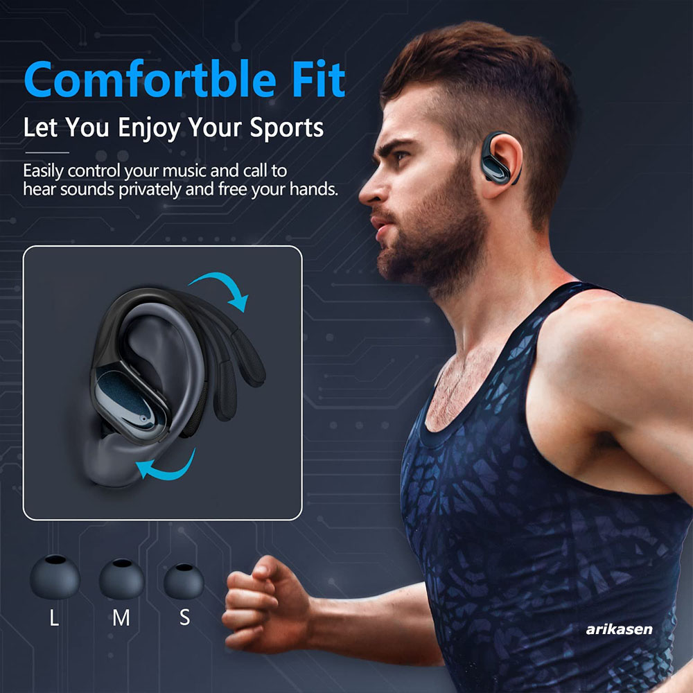หูฟังไร้สายกีฬาบลูทูธ 5.3 หูฟั - Home Cinema Amazon บทวิจารณ์และราคา