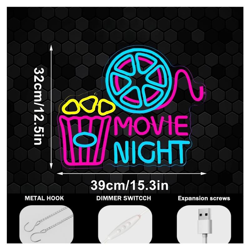 ป้ายไฟนีออนสำหรับดูหนัง ไฟป๊อป - Home Cinema Today บทวิจารณ์และราคา