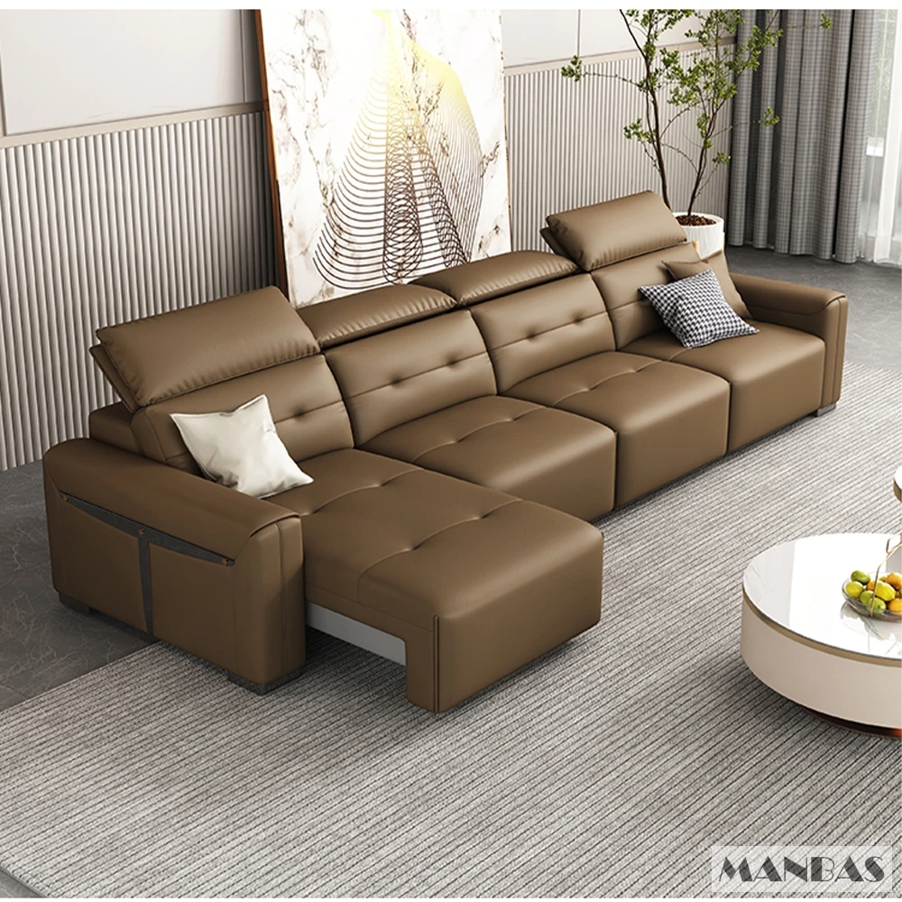 โซฟาเบดหนังแท้ MINGDIBAO ปรับเ - Home Cinema Furniture บทวิจารณ์และราคา