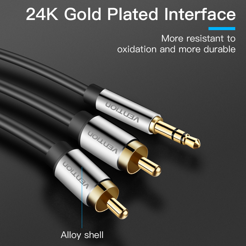 Vention สาย RCA 3.5 ถึง 2rca ส - Home Cinema Dvd บทวิจารณ์และราคา